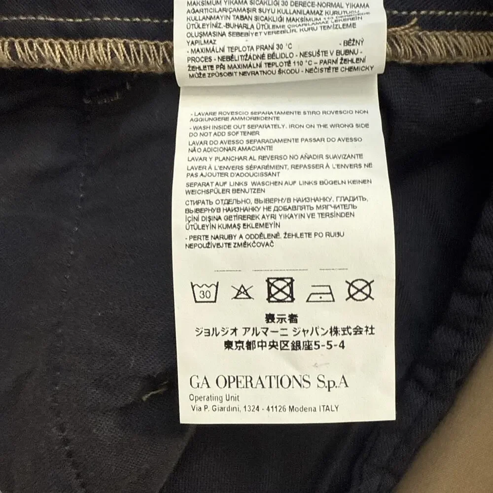 Armani Exchange Men's‎ Pants Khaki Size 33x32 Chino Pants - Picture 10 of 13